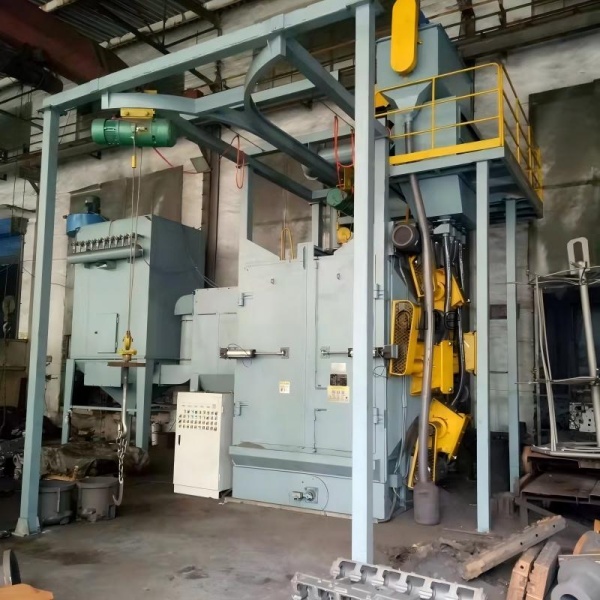 hook type shot blasting machine